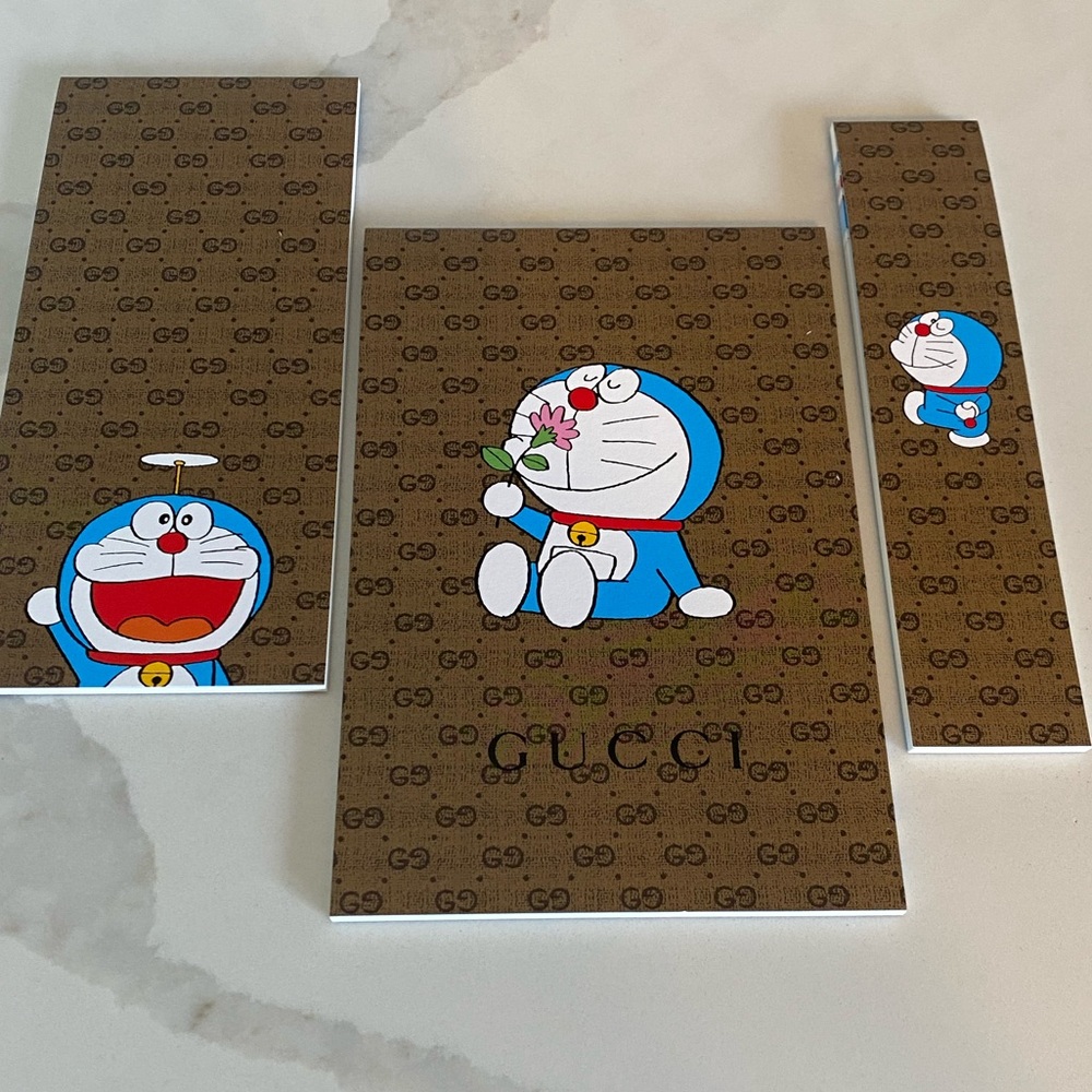 GUCCI x Doraemon Note Pads (3 set)